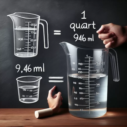 how many mls in a quart