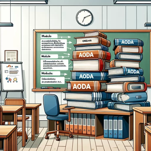 how many modules in aoda
