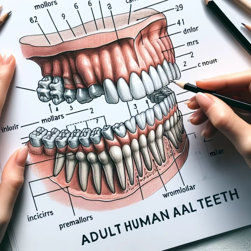 how many molars do adults have
