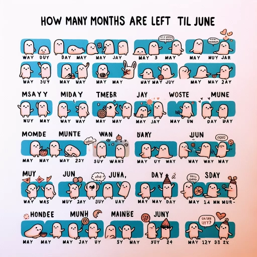 how many months until june