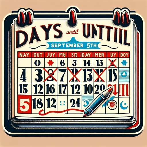 how many more days till september 5th