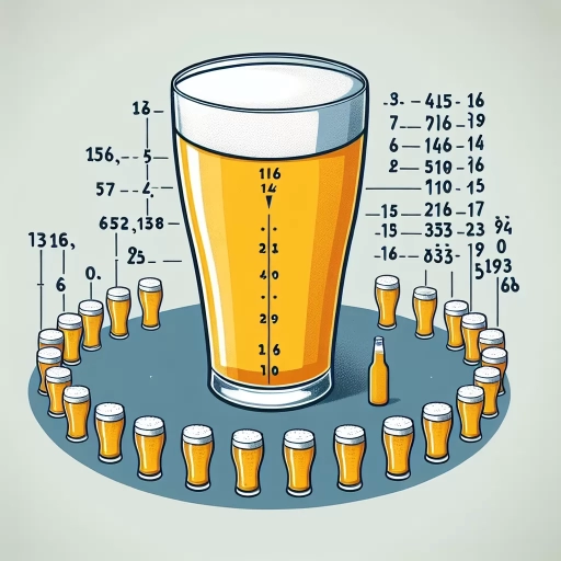 how many ounces in a pint of beer