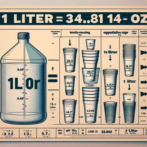 how many oz in 1 liter