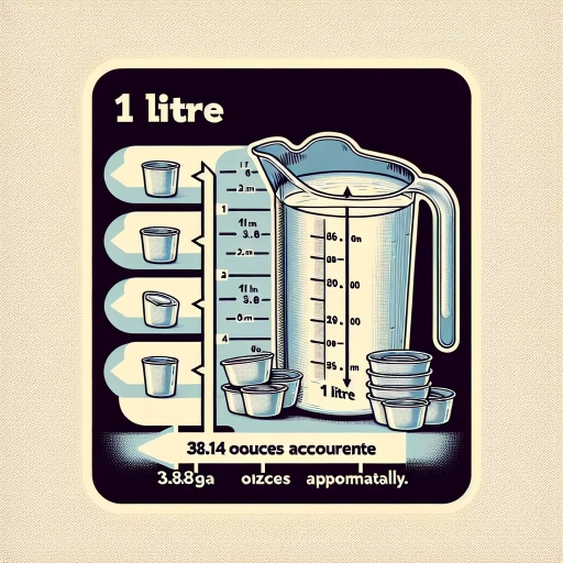 how many oz in 1 litre