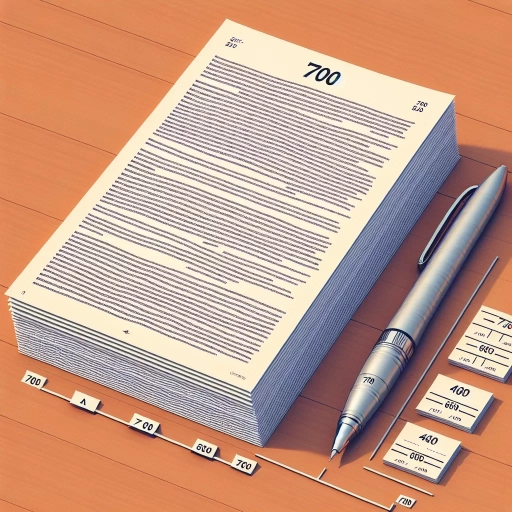 how many pages is 700 words