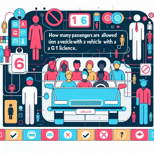 how many passengers are allowed with a g1