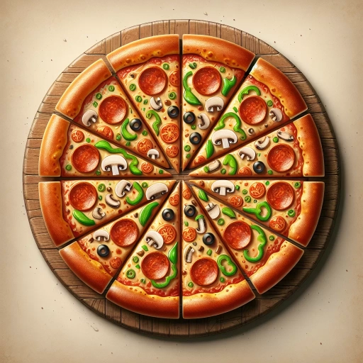 how many pieces in large pizza
