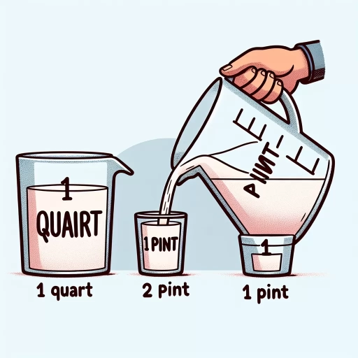 how many pints are in a quart