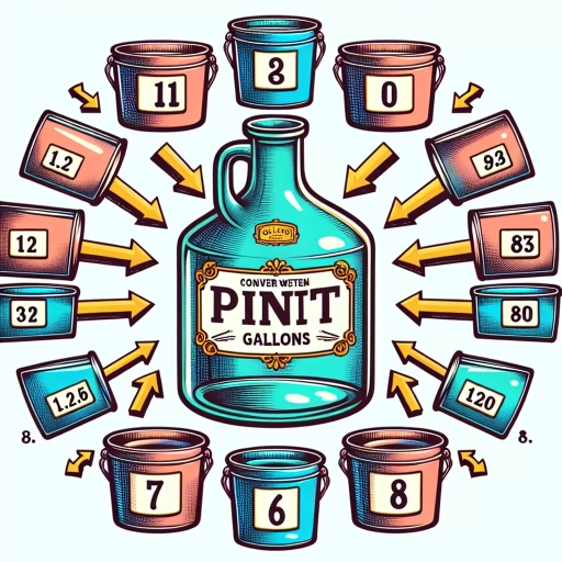 how many pints in a gallon