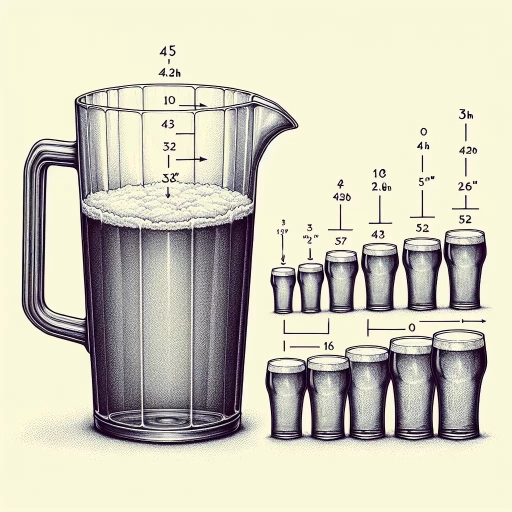 how many pints in a pitcher