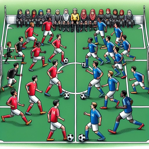 how many players on a soccer field
