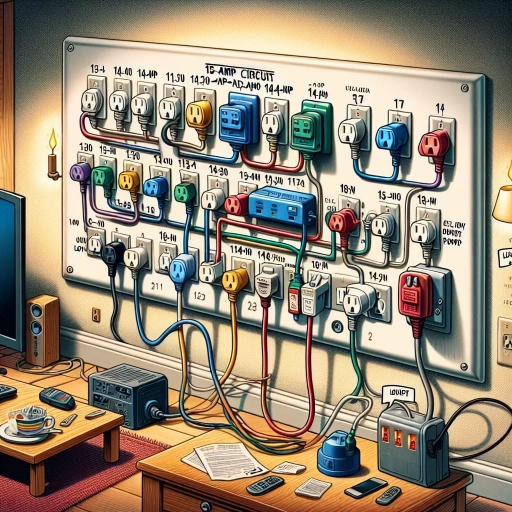 how many plugs on a 15 amp circuit
