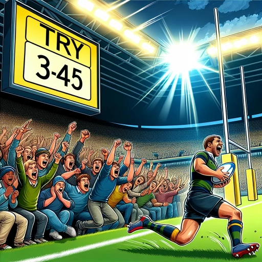 how many points is a try in rugby