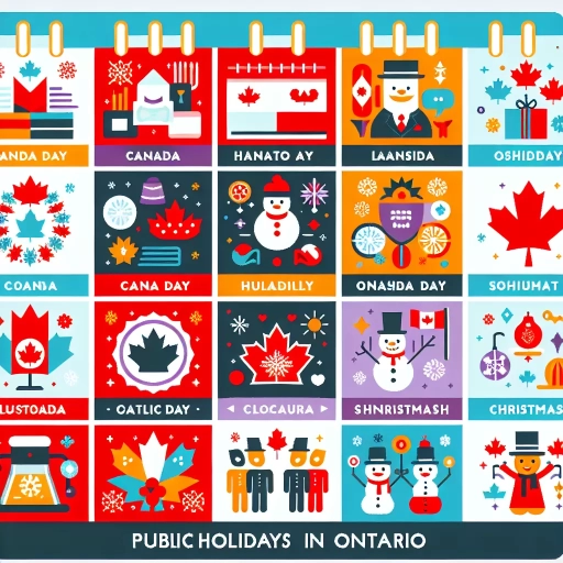 how many public holidays in ontario
