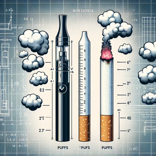 how many puffs of a vape is a cigarette