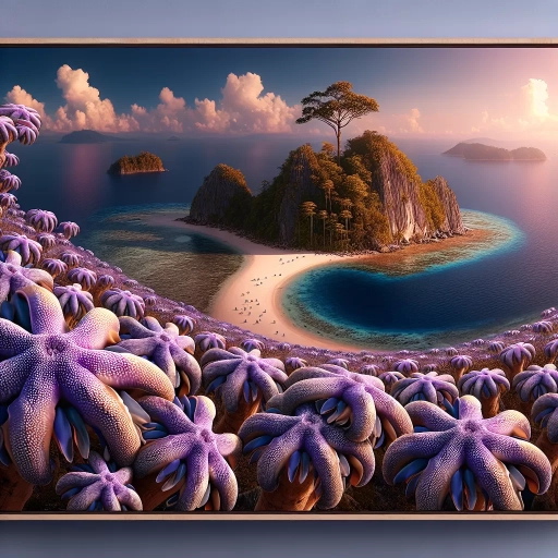 how many purple starfish on ginger island