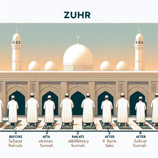 how many rakats in zuhr