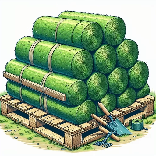 how many rolls of sod on a pallet