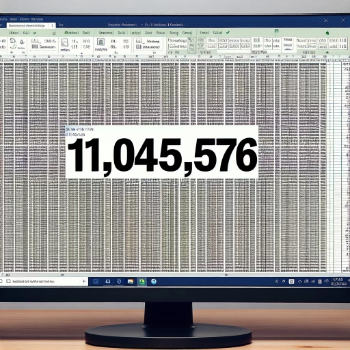 how many rows can excel handle