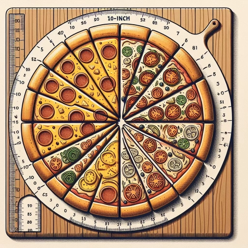 how many slices in a 10 inch pizza