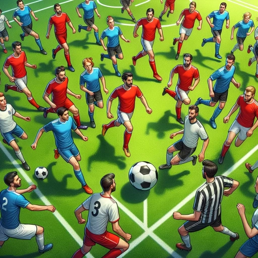 how many soccer players on a field