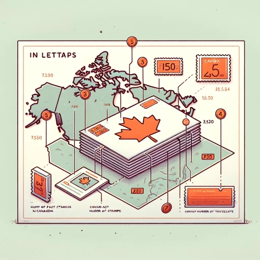 how many stamps to mail a letter in canada