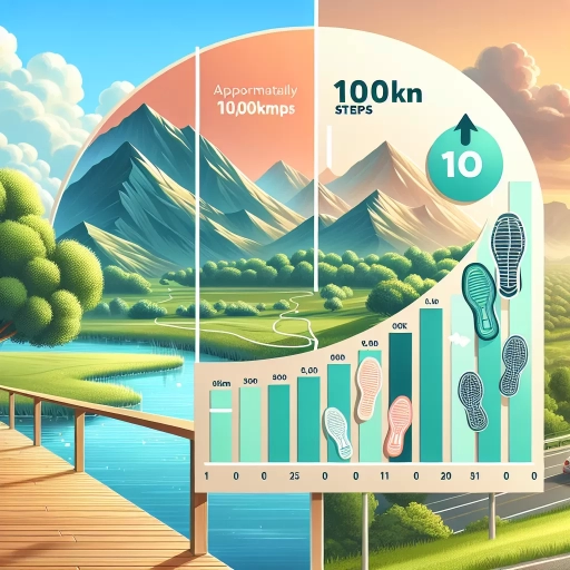 how many steps in 10km