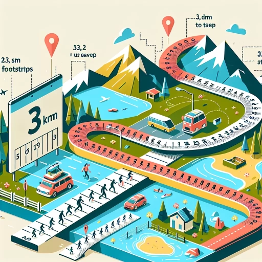 how many steps in 3km