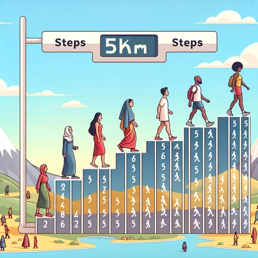 how many steps in 5km