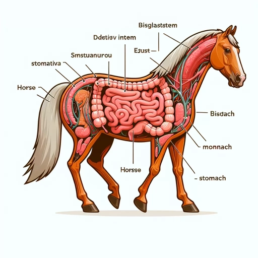 how many stomachs does a horse have