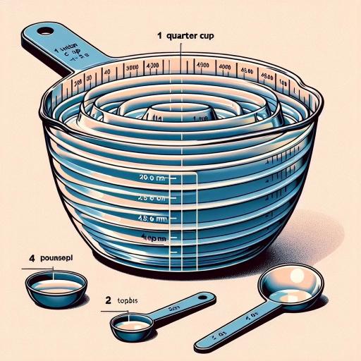how many tablespoons are in a quarter cup
