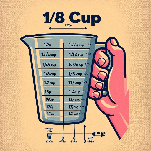 how many tablespoons in 1/8 cup