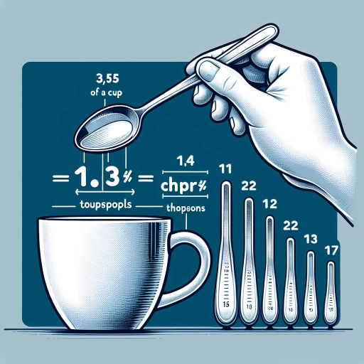 how many tablespoons is 1/3 cup