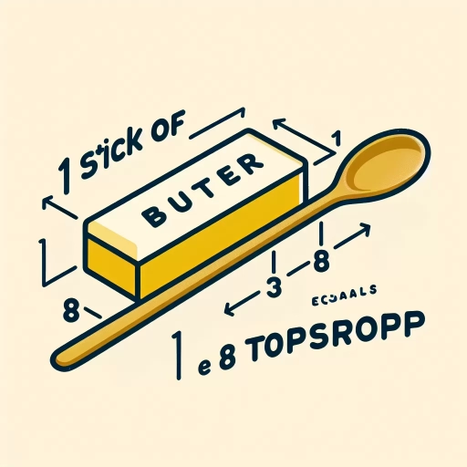 how many tbsp in a stick of butter