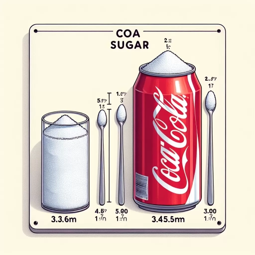 how many teaspoons of sugar in a can of coke