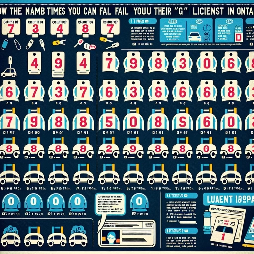how many times can you fail your g test in ontario