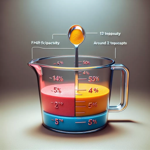 how many tsp in 1/4 cup