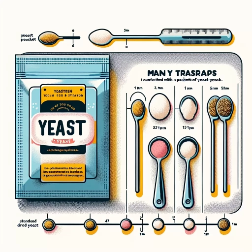 how many tsp in a packet of yeast