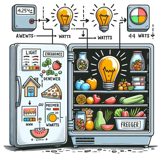 how many watts does a freezer use