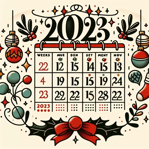 how many weeks until christmas 2023