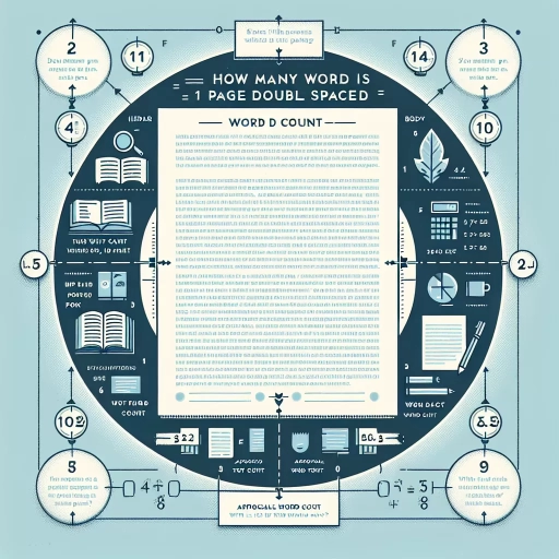 how many words is 1 page double spaced
