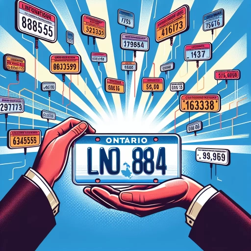 how much are license plates in ontario