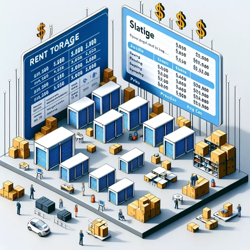 how much are storage pods to rent