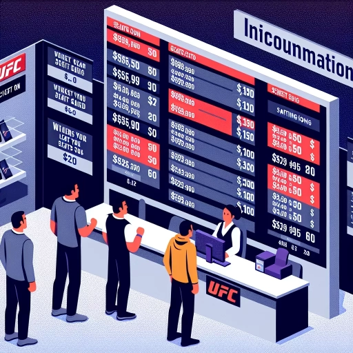 how much are ufc tickets