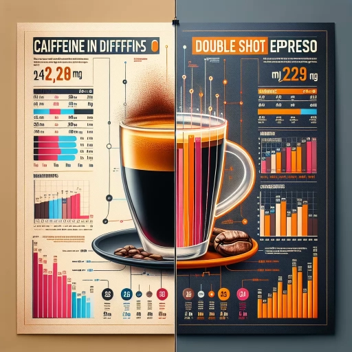 how much caffeine in a double shot of espresso