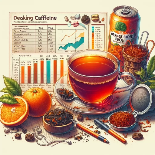 how much caffeine is in orange pekoe tea