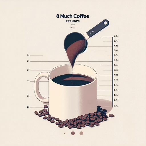 how much coffee for 8 cups