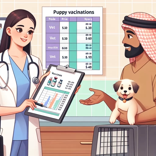 how much do puppy shots cost