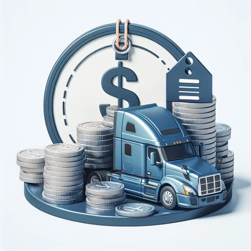 how much do you have to put down on a semi truck?
