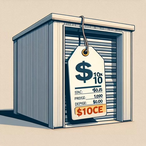 how much does a 10x10 storage unit cost